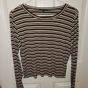 Long sleeve striped shirt